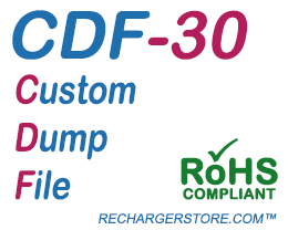 RechargerStore® RS-30 Blank CDF reset