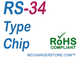 RechargerStore® RS-34 Blank Replacement Chip