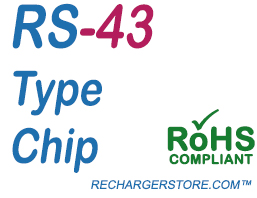 RechargerStore® RS-43 Blank Replacement Chip