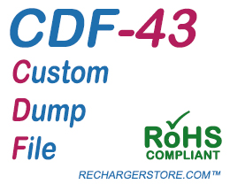 RechargerStore® RS-43 Blank CDF reset
