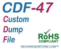 RechargerStore® RS-47 Blank CDF reset