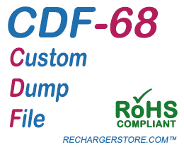 RechargerStore® RS-68 Blank CDF reset (Silver)