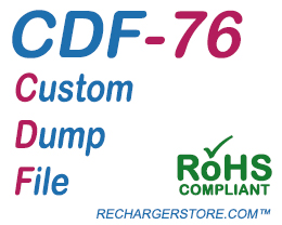RechargerStore® RS-76 Blank CDF reset