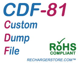 RechargerStore® RS-81 Blank CDF reset (Gold)