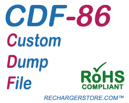 RechargerStore® RS-86 Blank CDF reset (Gold)