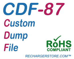 RechargerStore® RS-87 Blank CDF reset (Gold)